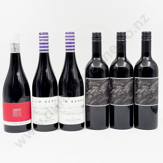 Six Australian Assorted Shiraz