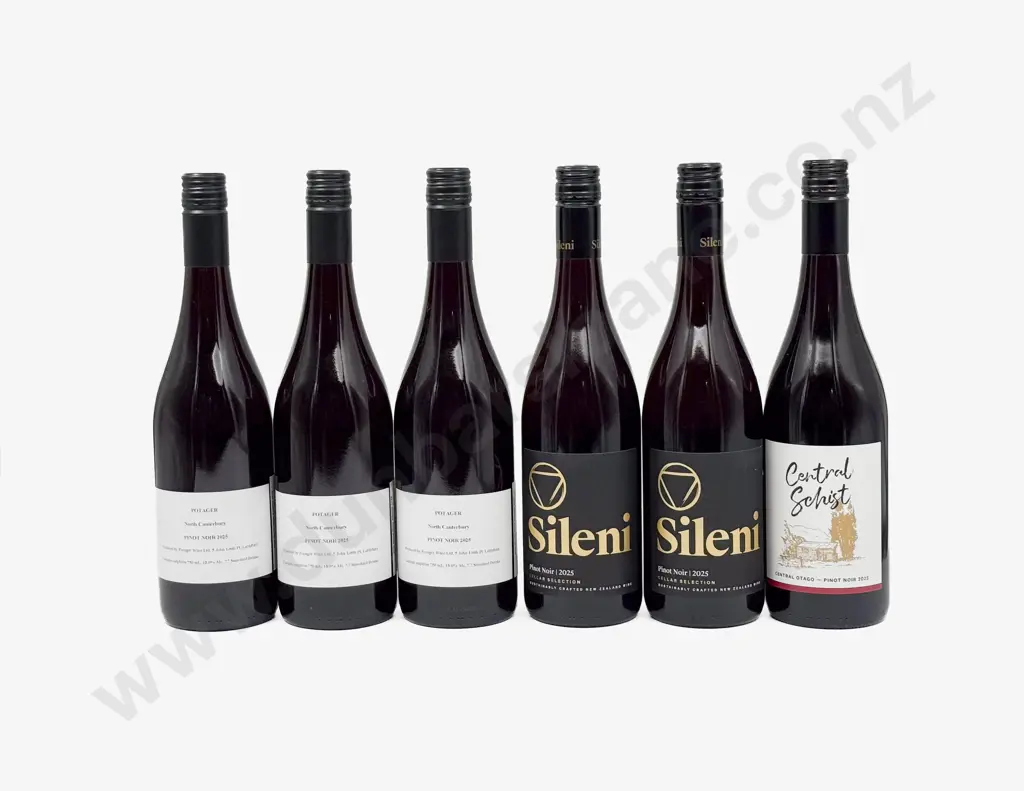 Six NZ Assorted Pinot Noir Image 1++