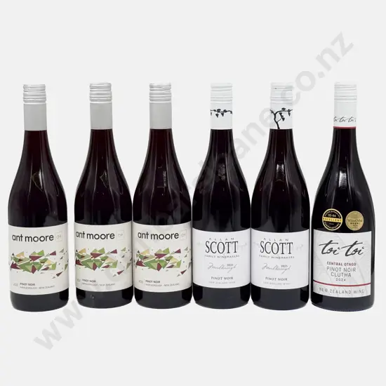 Six NZ Assorted Pinot Noir