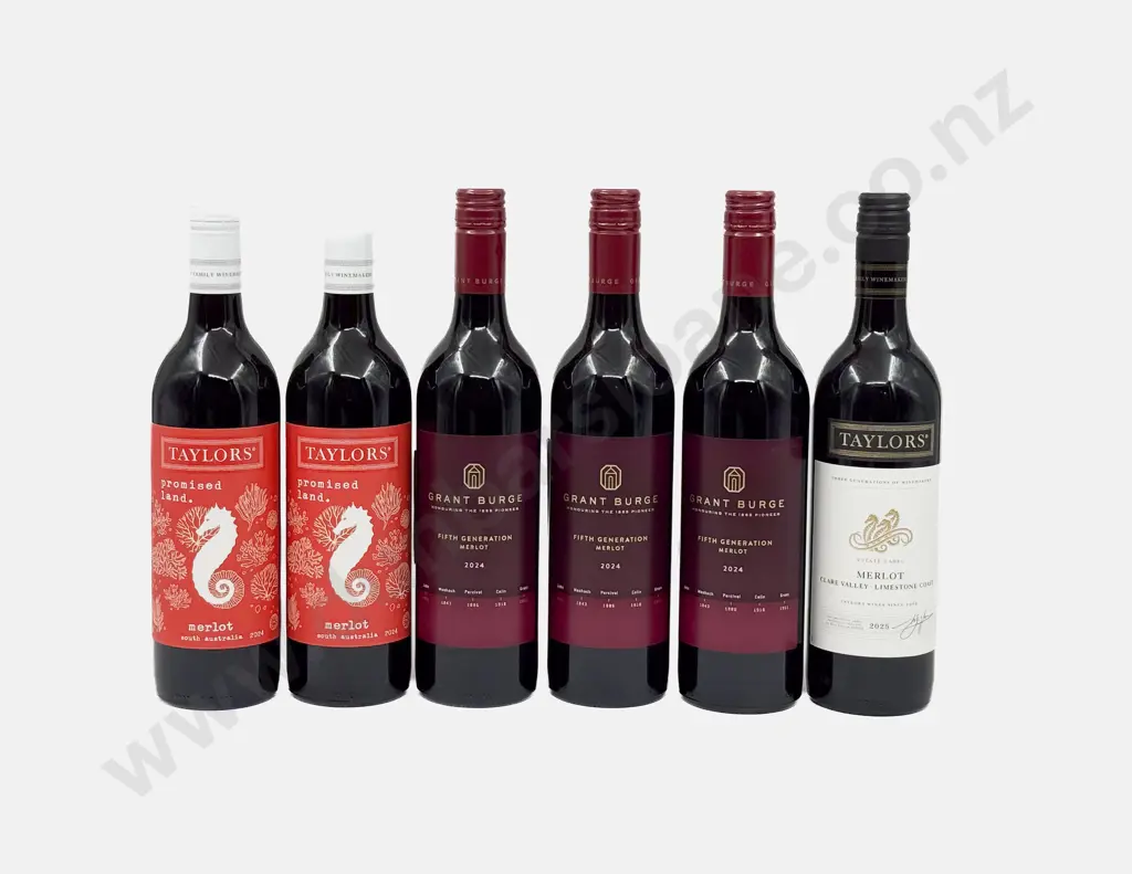 Six Australian Assorted Merlot Image 1++