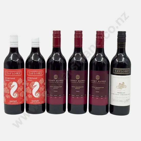 Six Australian Assorted Merlot