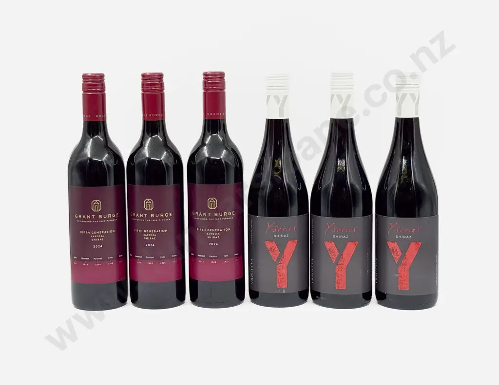 Six Australian Assorted Shiraz Image 1++