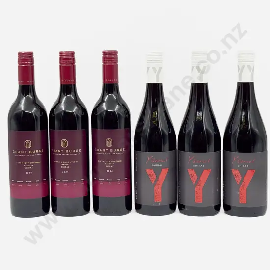 Six Australian Assorted Shiraz