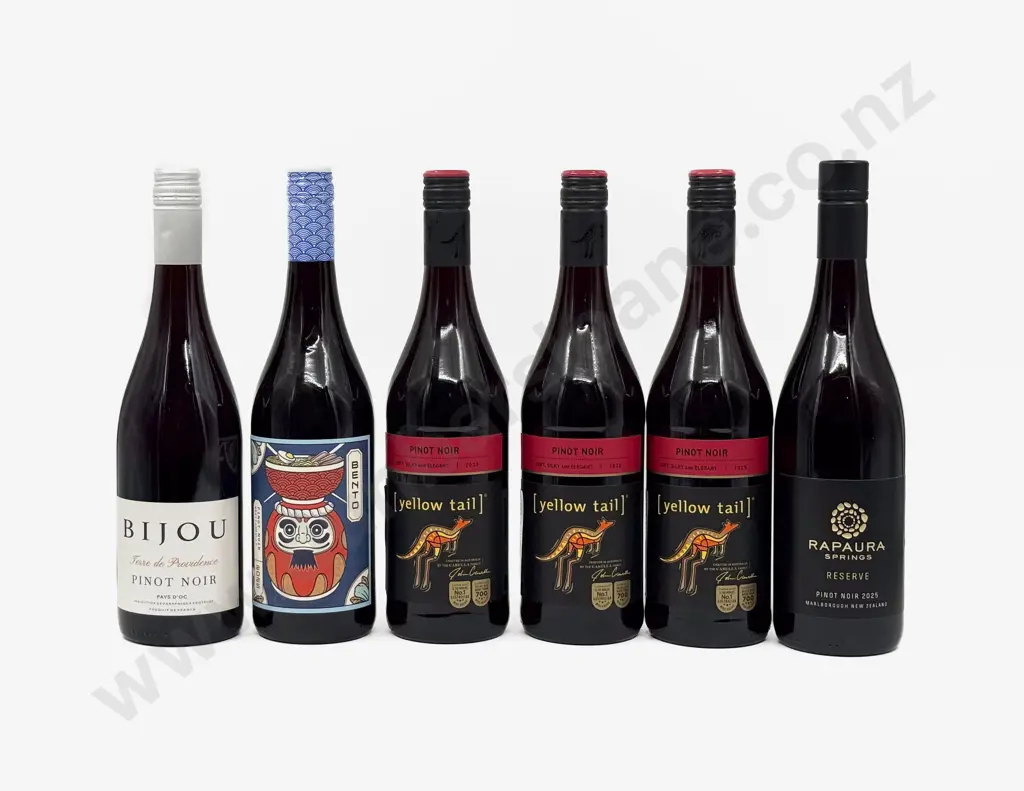 Four Australian Pinot Noir & One NZ Pinot Noir & One French Pinot Noir Image 1++