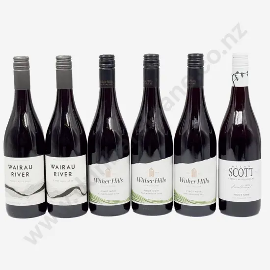 Six NZ Assorted Pinot Noir