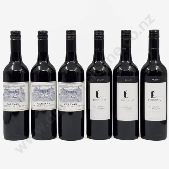 Six Australian Assorted Cabernet Sauvignon