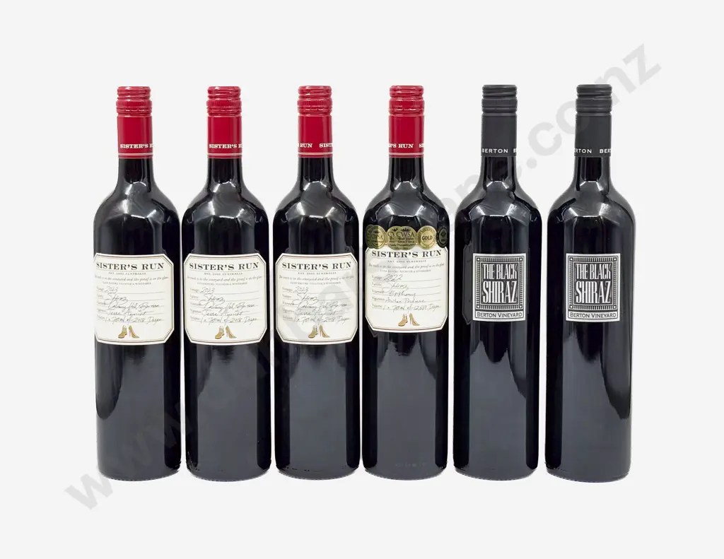 Six Australian Assorted Shiraz Image 1++