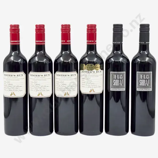Six Australian Assorted Shiraz