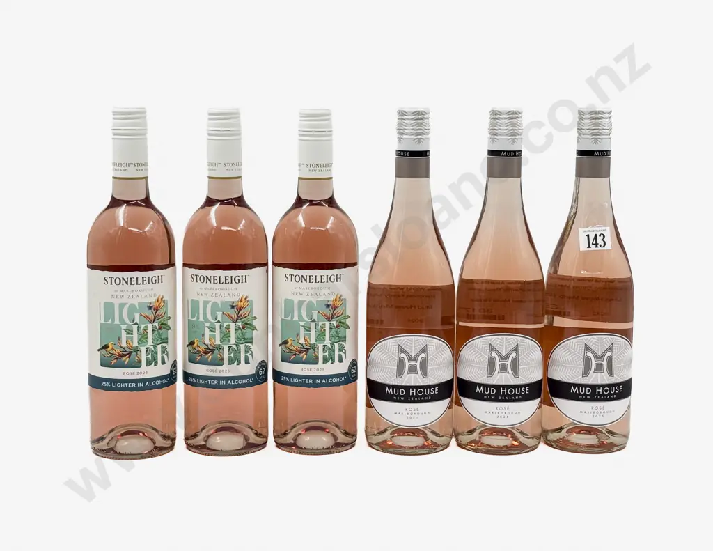 Three NZ Rose & Three NZ Low Alcohol Rose Image 1++