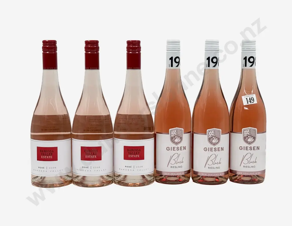 Three NZ Rose & Three Blush Riesling Image 1++