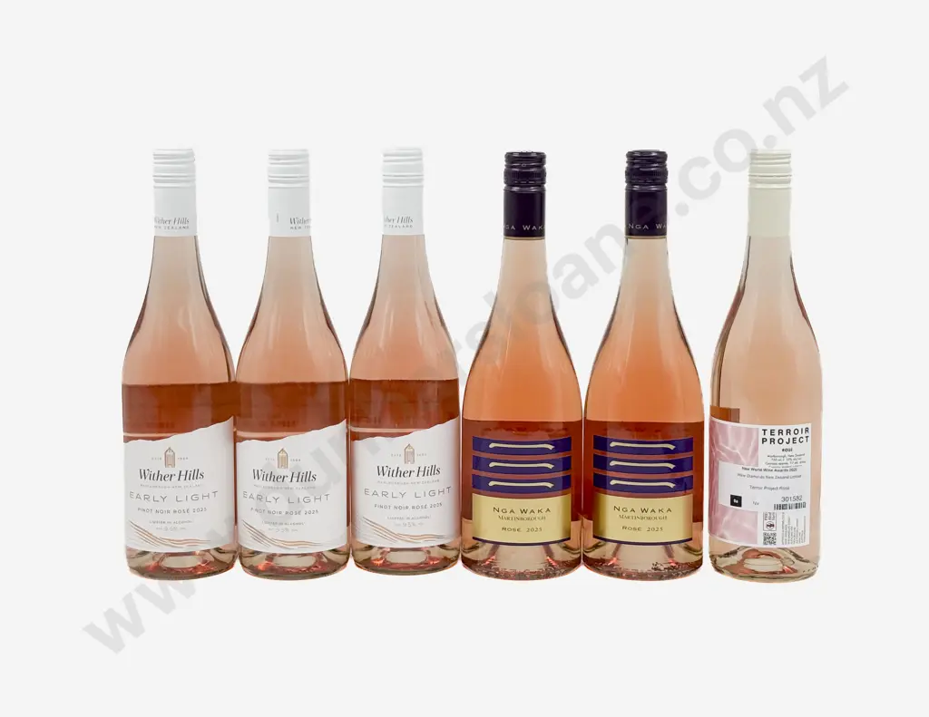 Three NZ Rose & Three NZ Low Alcohol Rose Image 1++
