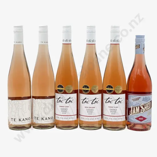 Five NZ Assorted Rose & One Australian Rose