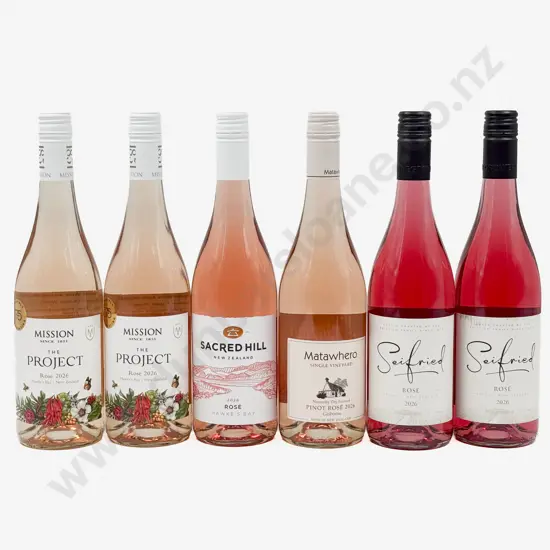Six NZ Assorted Rose
