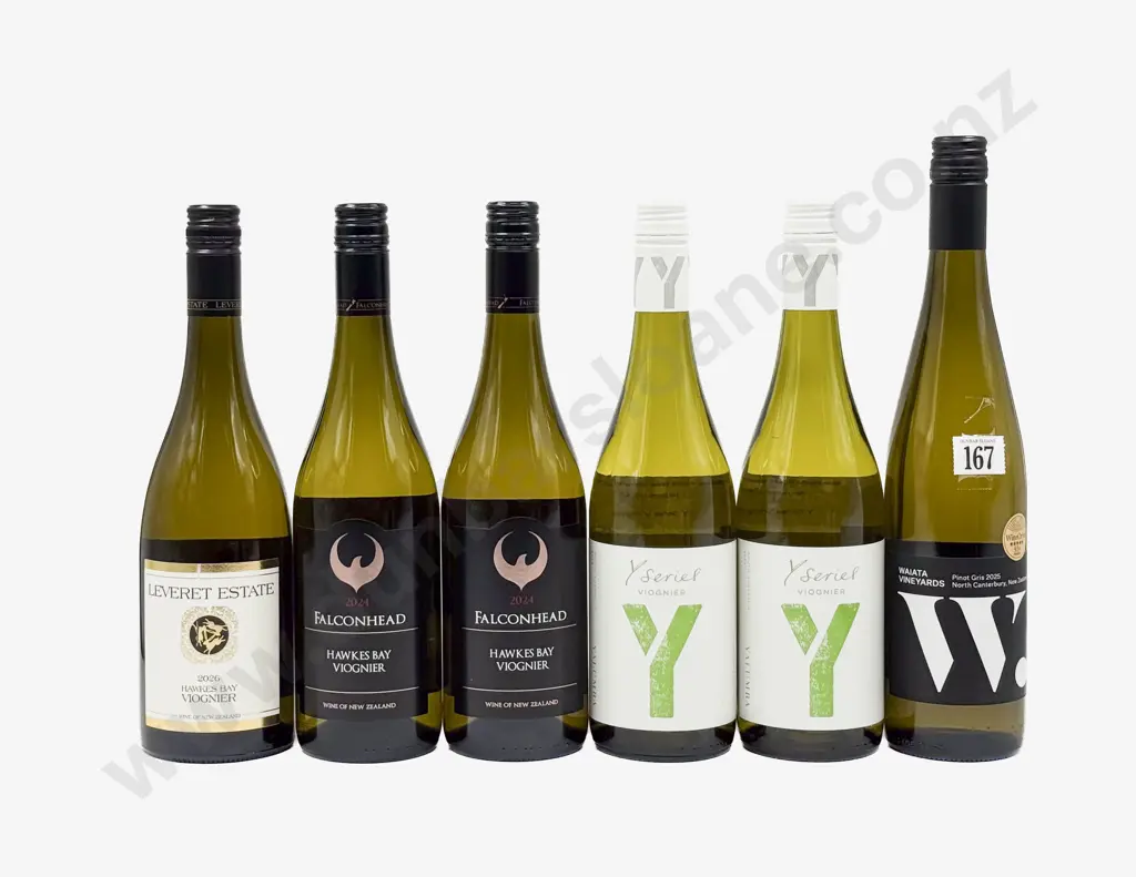 Five Assorted Viognier & One NZ Pinot Gris Image 1++