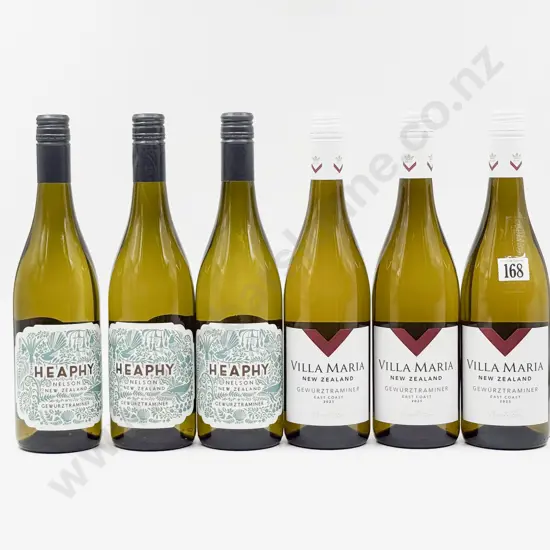 Six NZ Assorted Gewürztraminer