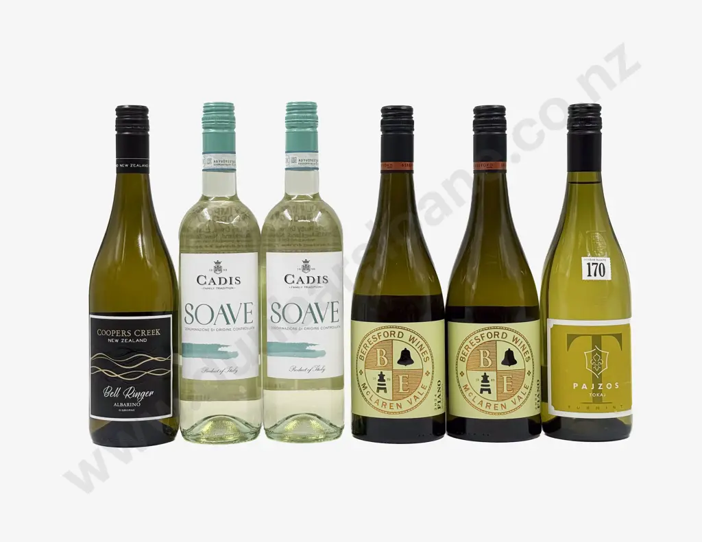 Six Assorted White Wines Image 1++