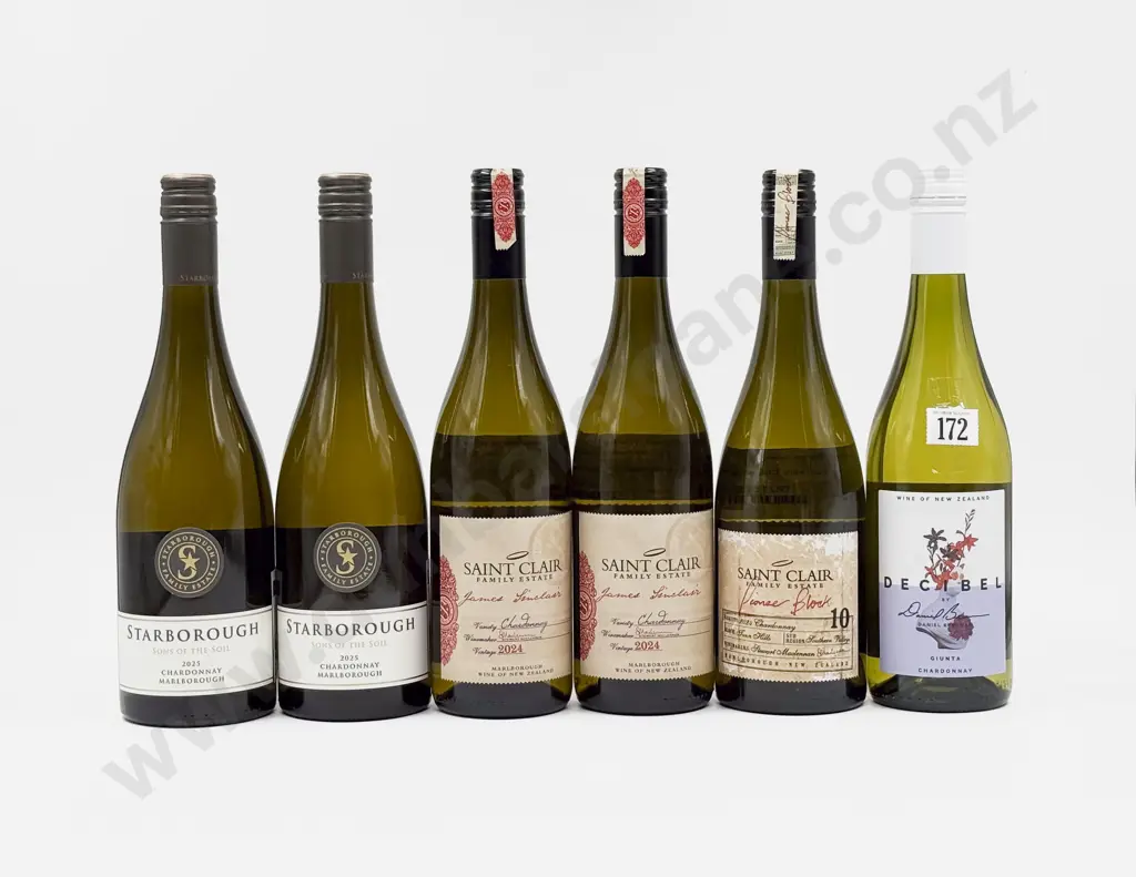 Six NZ Assorted Chardonnay Image 1++