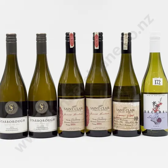 Six NZ Assorted Chardonnay