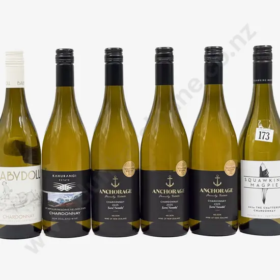 Six NZ Assorted Chardonnay