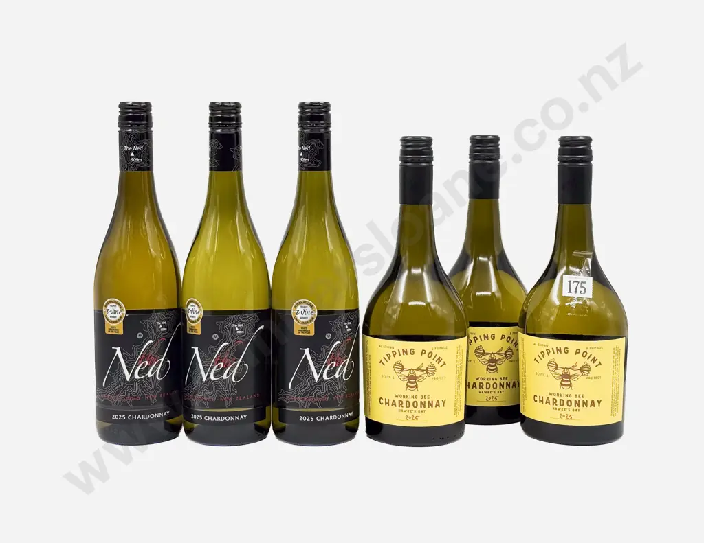 Six NZ Assorted Chardonnay Image 1++
