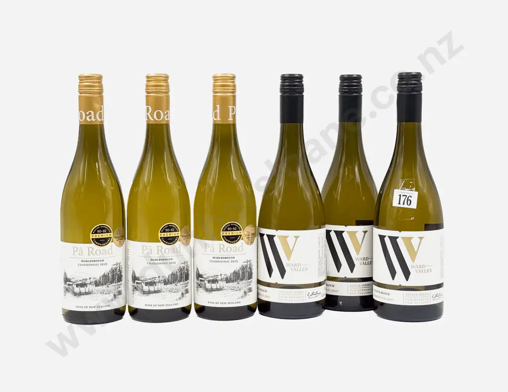 Six NZ Assorted Chardonnay Image 1++