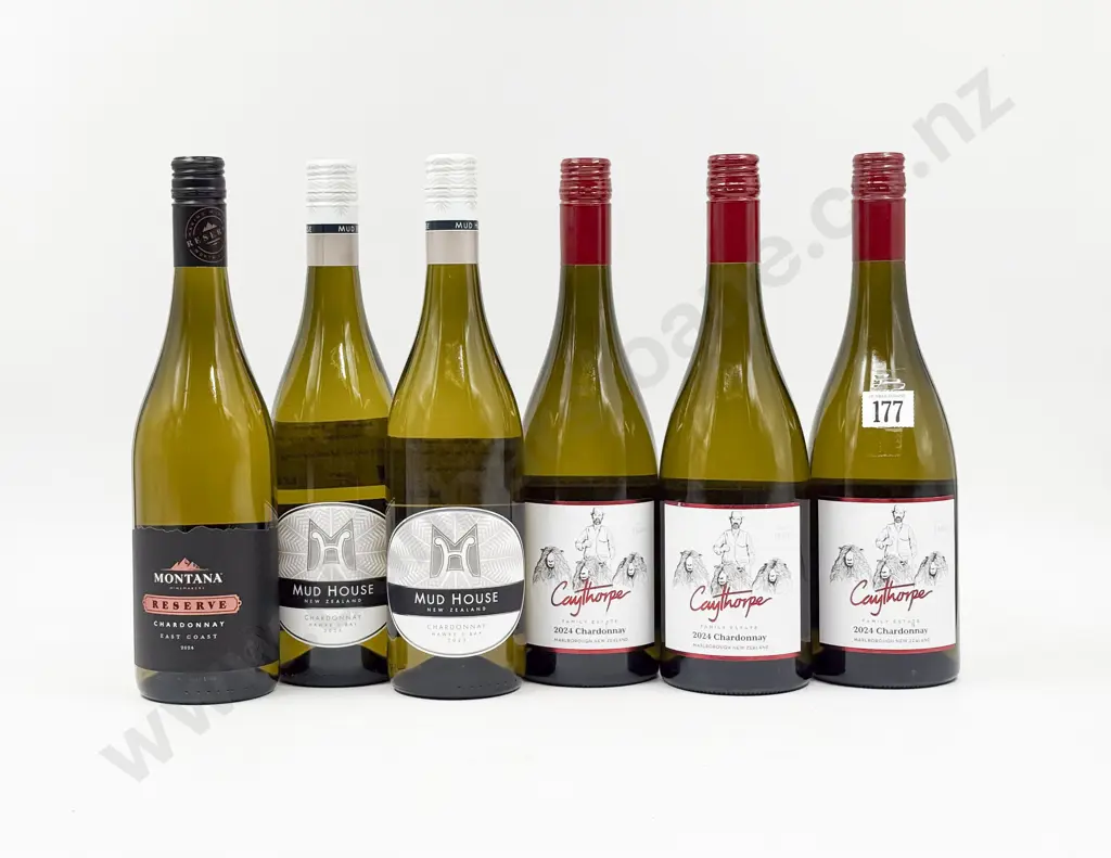 Six NZ Assorted Chardonnay Image 1++