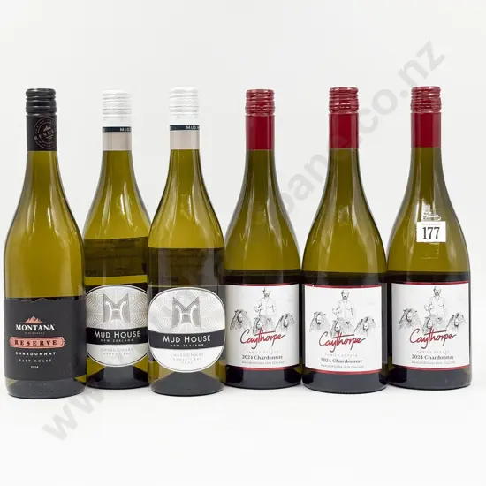 Six NZ Assorted Chardonnay