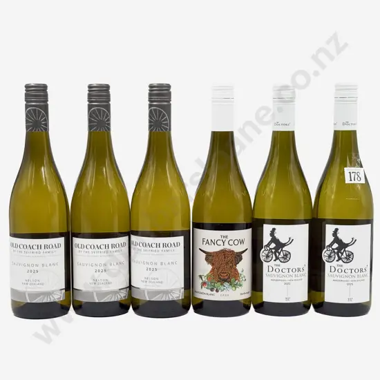 Six NZ Assorted Sauvignon Blanc