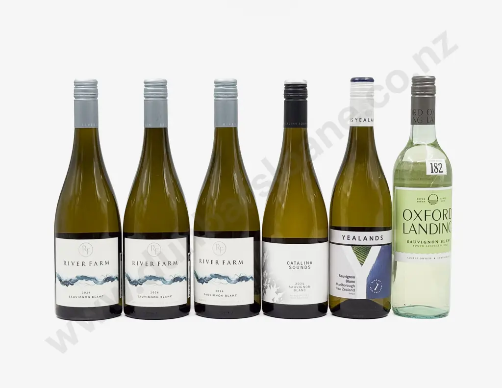 Five NZ Assorted Sauvignon Blanc & One Australian Sauvignon Blanc Image 1++