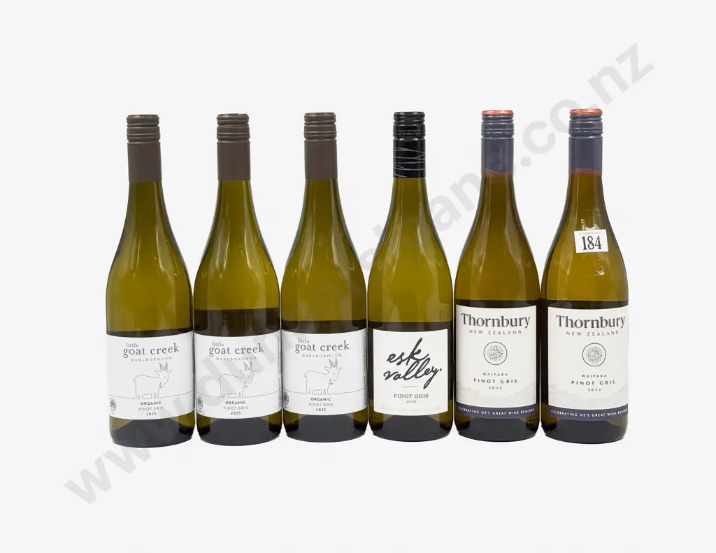 Six NZ Assorted Pinot Gris Image 1++