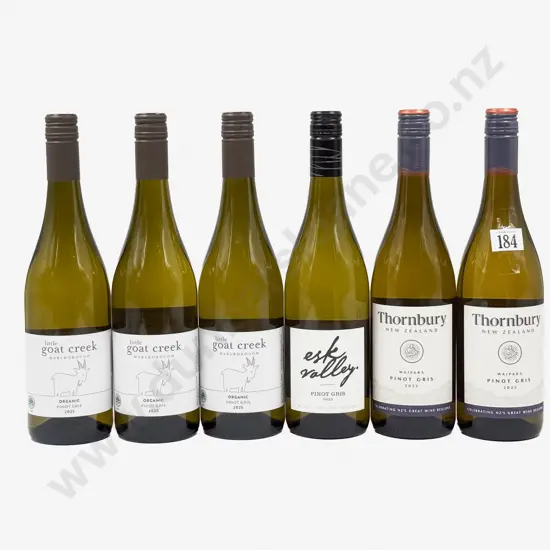 Six NZ Assorted Pinot Gris