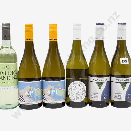Five NZ Assorted Sauvignon Blanc & One Australian Sauvignon Blanc