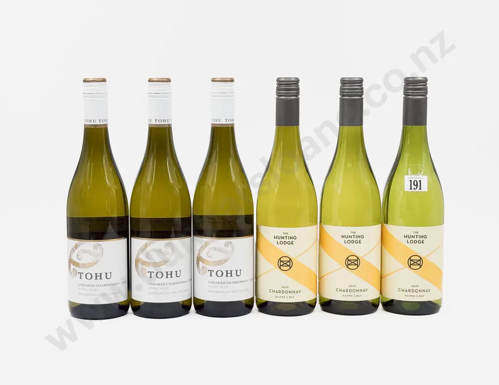 Six NZ Assorted Chardonnay Image 1++