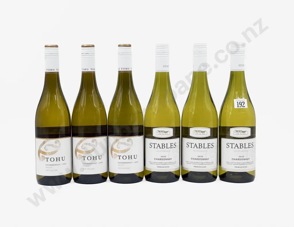 Six NZ Assorted Chardonnay Image 1++