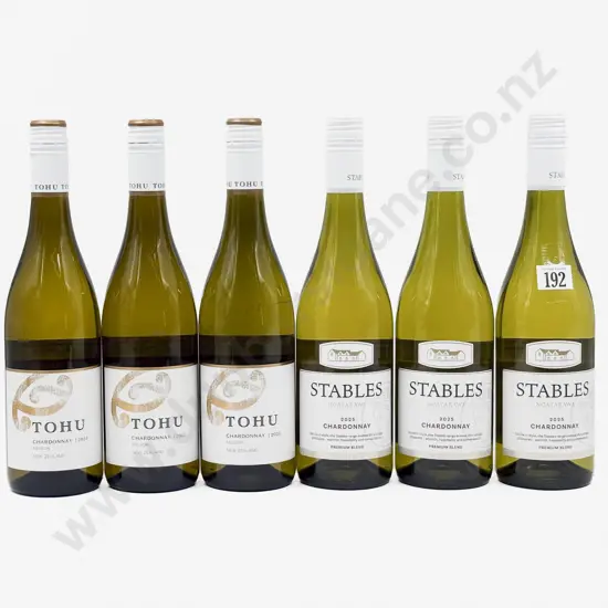 Six NZ Assorted Chardonnay