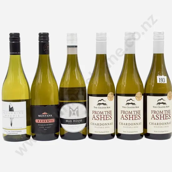 Six NZ Assorted Chardonnay