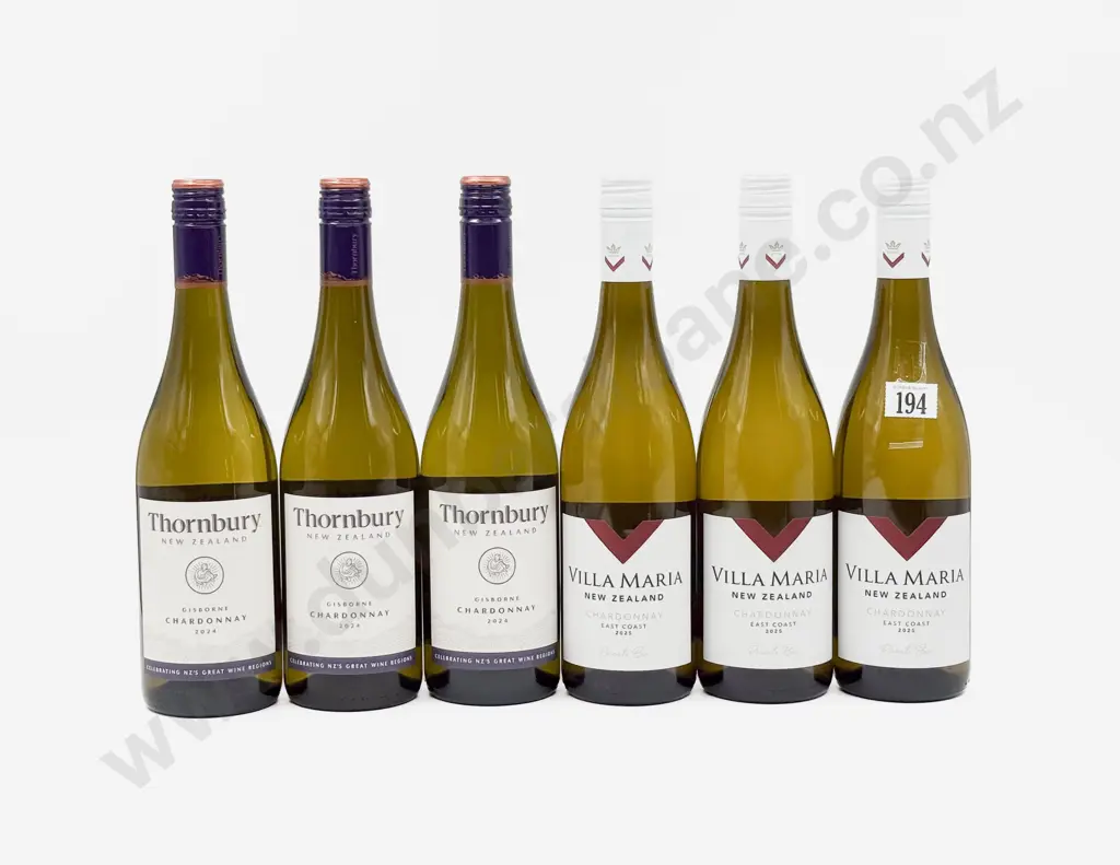 Six NZ Assorted Chardonnay Image 1++