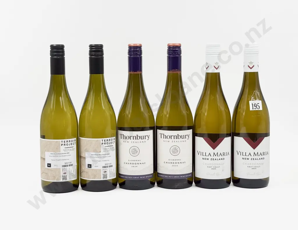 Six NZ Assorted Chardonnay Image 1++