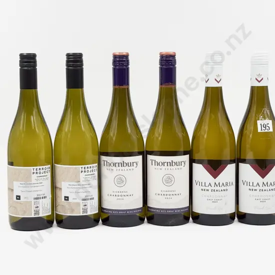 Six NZ Assorted Chardonnay