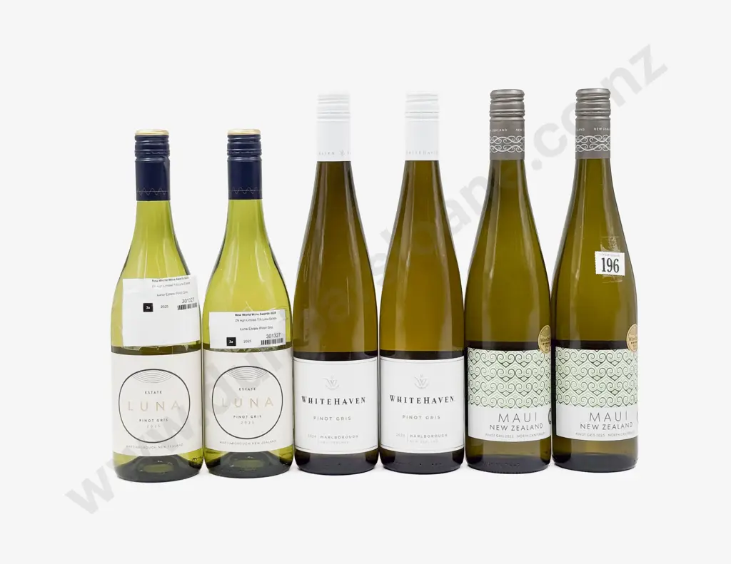 Six NZ Assorted Pinot Gris Image 1++