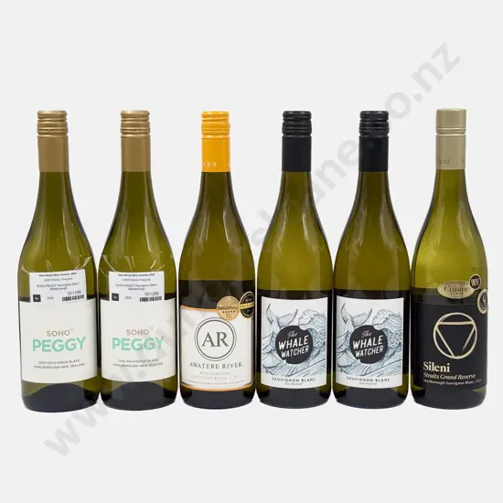 Six NZ Assorted Sauvignon Blanc