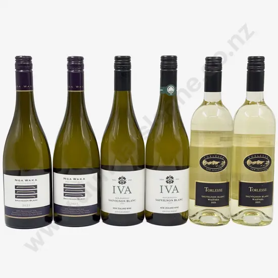 Six NZ Assorted Sauvignon Blanc