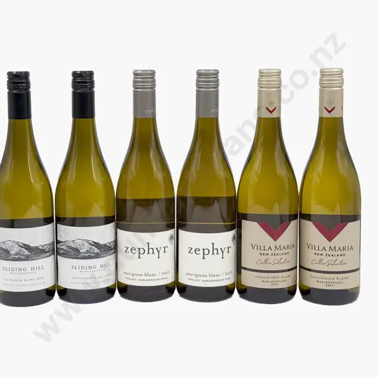 Six NZ Assorted Sauvignon Blanc
