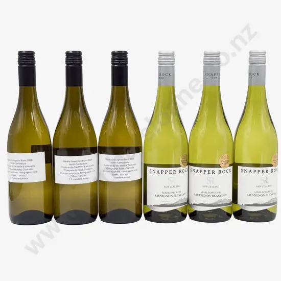 Six NZ Assorted Sauvignon Blanc