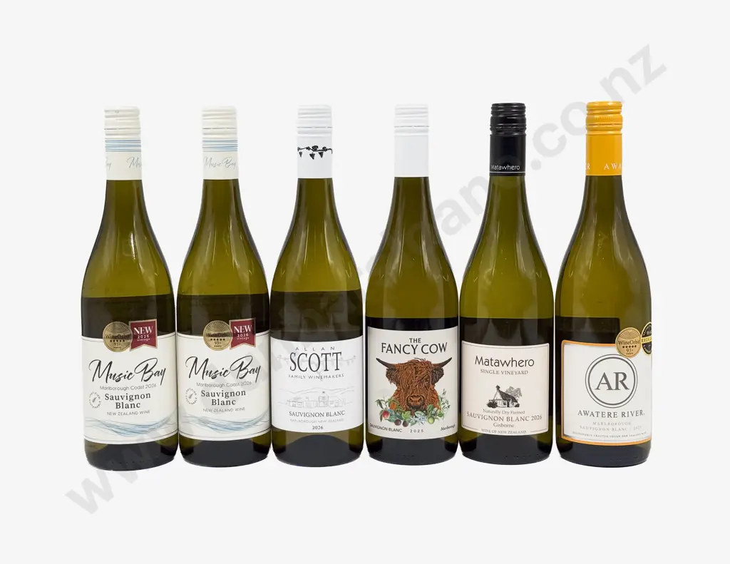 Six NZ Assorted Sauvignon Blanc Image 1++