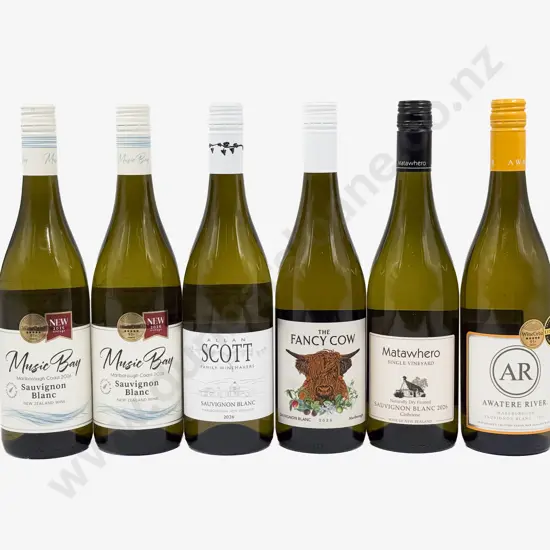 Six NZ Assorted Sauvignon Blanc