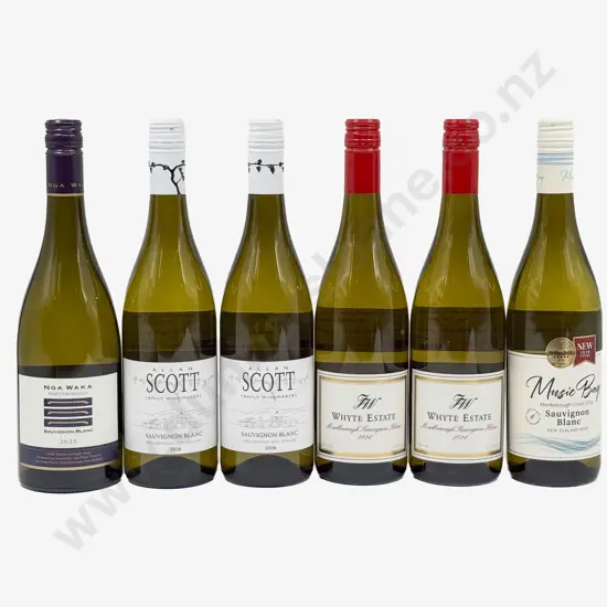 Six NZ Assorted Sauvignon Blanc
