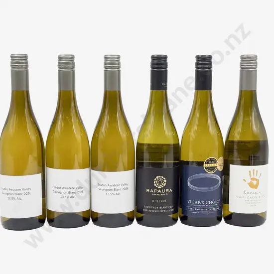 Six NZ Assorted Sauvignon Blanc