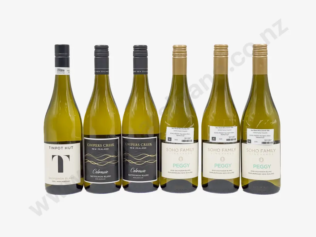 Six NZ Assorted Sauvignon Blanc Image 1++