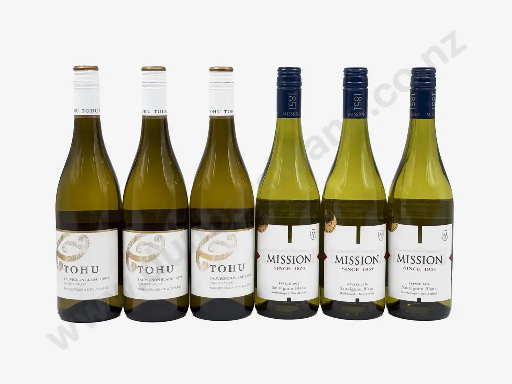 Six NZ Assorted Sauvignon Blanc Image 1++